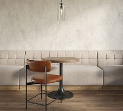 Garbo Grid Tufted Upholstered Banquette