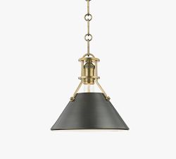 Jocelyn Flared Metal Pendant (9.5"-16")