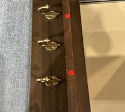 Open Box: Summerville Mirror With Hooks - Tuscan Brown