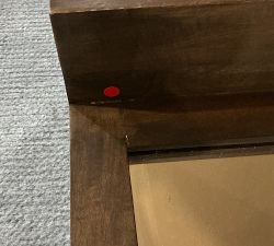 Open Box: Summerville Mirror With Hooks - Tuscan Brown