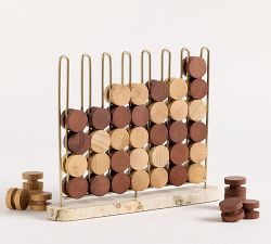 Marble And Wood Four In A Row