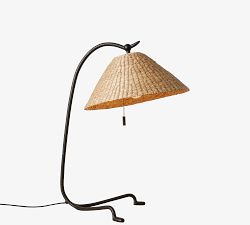 Frannie Iron Tripod Table Lamp (22")