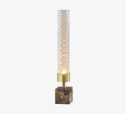 Tuberose Hand-Blown LED Table Lamp (19")