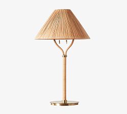 Dayna Rattan Table Lamp (31")