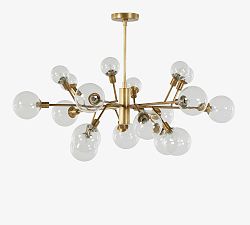 Birchmont Hand-Blown Glass Chandelier (48")