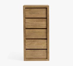 Open Box: Cayman 5-Drawer Tall Dresser (24") - Heirloom Wheat