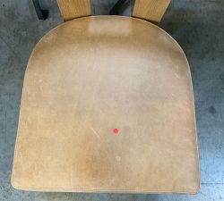 Open Box: Aldon Leather Dining Chair - Keystone Sandstone, Maize