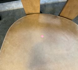 Open Box: Aldon Leather Dining Chair - Keystone Sandstone, Maize