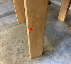 Open Box: Aldon Leather Dining Chair - Keystone Sandstone, Maize