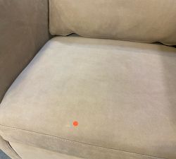 Open Box: Ayden Barrel Arm Swivel Armchair (32") - Nubuck Wheat