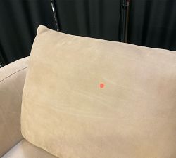 Open Box: Ayden Barrel Arm Swivel Armchair (32") - Nubuck Wheat