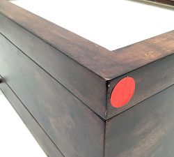 Open Box: Burlwood Jewelry Armoire