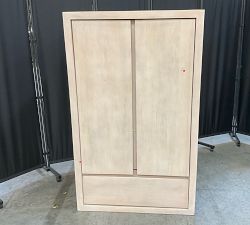 Open Box: Cayman Armoire (34") - Biscotti