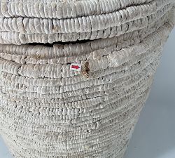 Open Box: Coil Hamper, Single - Whitewash