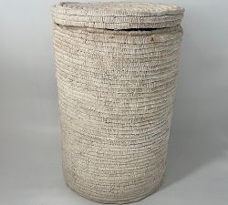 Open Box: Coil Hamper, Single - Whitewash