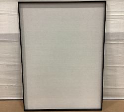 Open Box: Foley Linen Pinboard, Large (48"W x 36"H) - Black