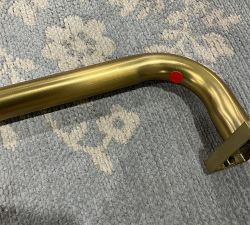Open Box: Hidden Connection Room Darkening Curtain Rod (108"-144", 1.25" diam.) - Brass
