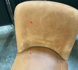 Open Box: Layton Leather Dining Chair - Keystone Nut, Seadrift