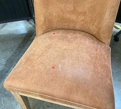 Open Box: Layton Leather Dining Chair - Keystone Nut, Seadrift