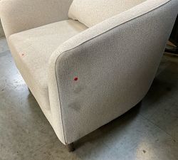 Open Box: Remmy Petite Armchair (32") - Heathered Chenille Pebble
