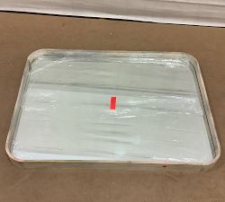 Open Box: Walker Rectangle Mirror (30 x 40) - White Wash