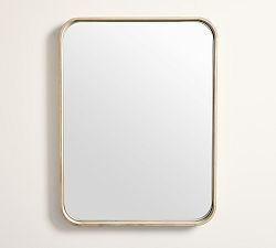 Open Box: Walker Rectangle Mirror (30 x 40) - White Wash