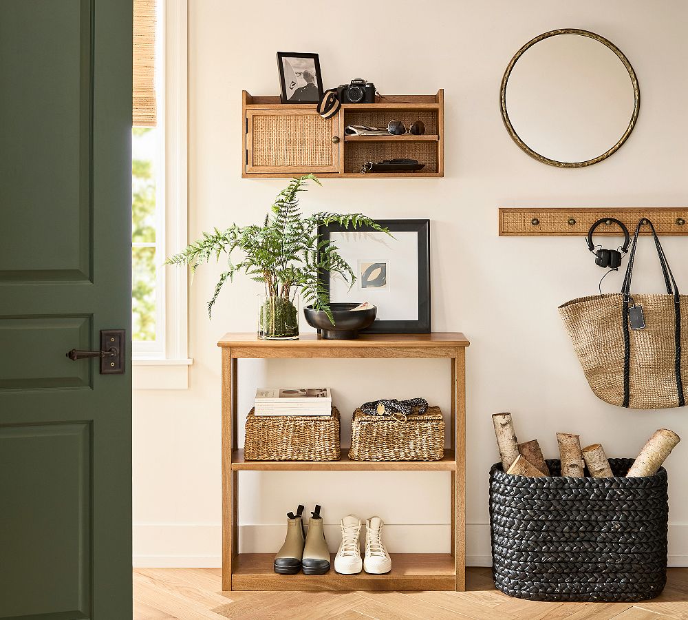 Channing Wall Shelf With Cabinet (27")
