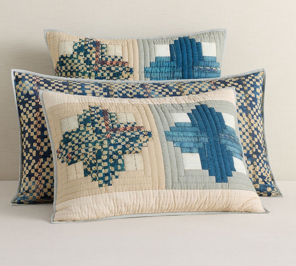 Kellen Patchwork Quilted Sham by Pottery Barn