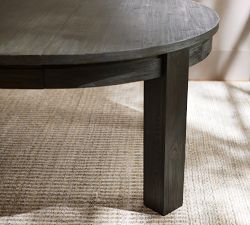 Folsom Round Storage Extendable Dining Table (54"-72")