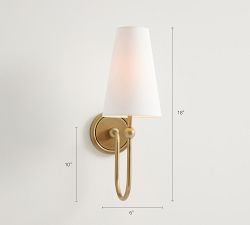 Palmer Metal Sconce (18")