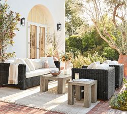 Rockport Square Outdoor Side Table (18")