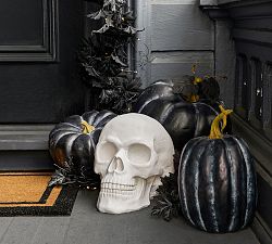 Lit White Skull