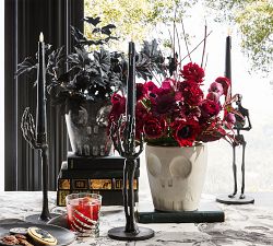 Skeleton Candle Holder