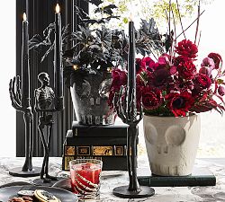 Skeleton Candle Holder