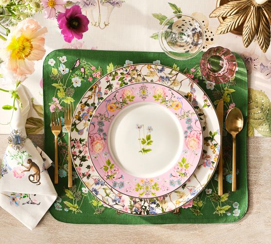 Cynthia Rowley Midsummer Night's Dream Dinner Plates - Set of 4 by Pottery Barn
