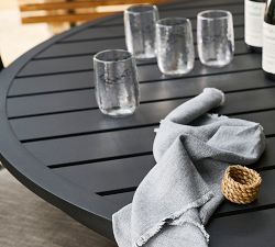 Malibu Metal Round Outdoor Dining Table (60")