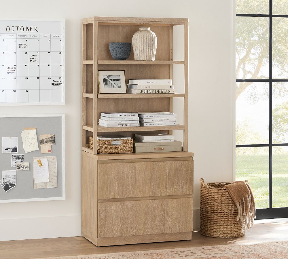 Pacific Lateral File Cabinet Bookcase (34") by Pottery Barn