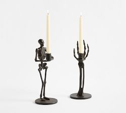 Skeleton Candle Holder