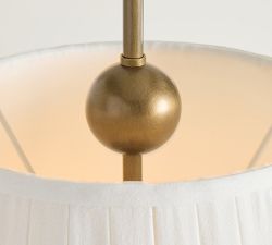 Baylor Pleated Shade Pendant (18")
