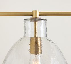Bridget Recycled Glass Linear Chandelier (42")