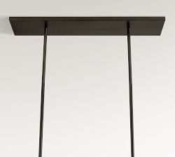 Bridget Recycled Glass Linear Chandelier (42")