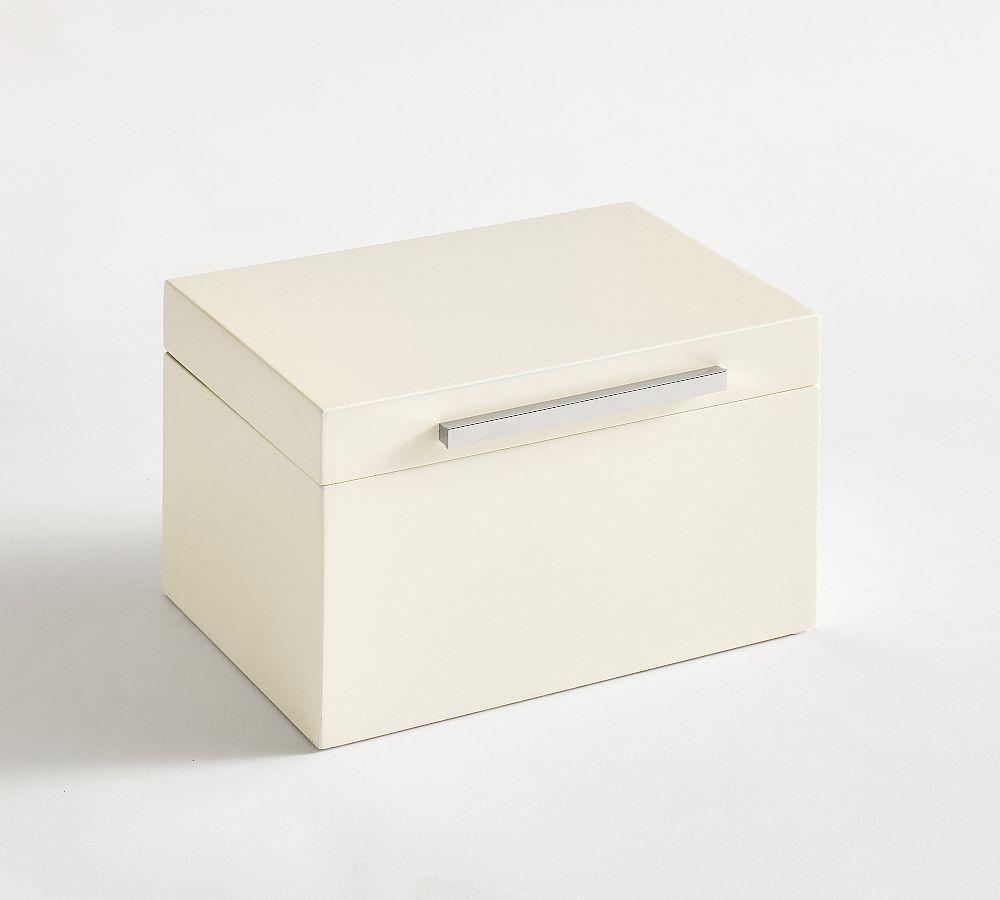 Small Stella jewelry box in Dutch White
