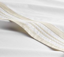 Addison Border Percale Pillowcases - Set of 2