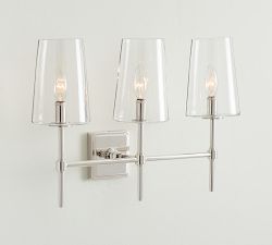 Pearson Glass Triple Sconce (22")