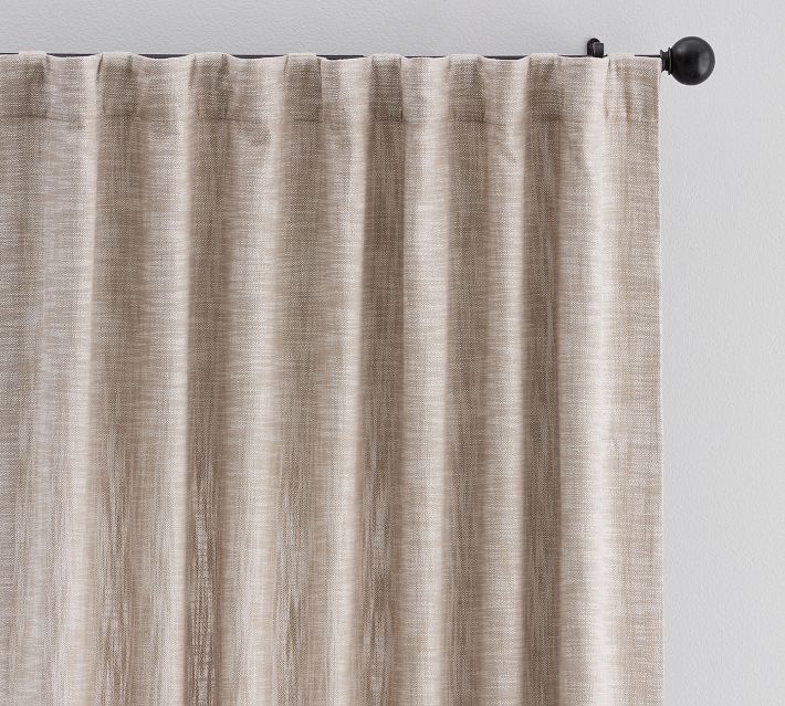 Open Box: Seaton Textured Cotton Light Filtering Curtain, 50