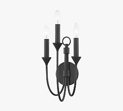 Cyan 3-Light Metal Sconce (18'')