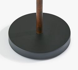 Patton Wood &amp; Metal Floor Lamp (62")