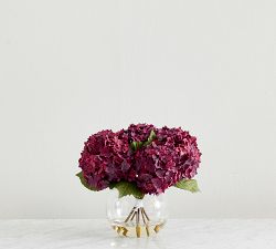 Faux Composed Hydrangea Arrangement