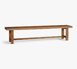 Open Box: Reed Dining Bench (83"L x 18"H) - Antique Umber