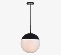 Dorland Glass Globe Pendant  (8"-14")